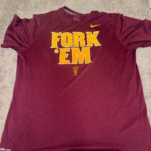 Size XL ASU shirt Nike brand